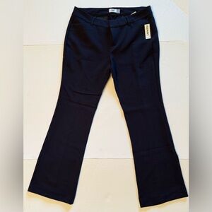 Old Navy Womens 12 Petite Navy Blue Trousers - New with Tags!